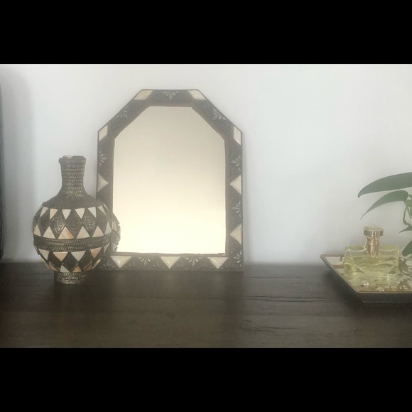 UNIQUE VINTAGE HANDMADE Mirror - Picture 3 of 12